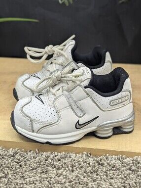 Nike Shox NZ Plus Lace-up Leather Baby Size 6C Casual Classic Walking Shoes